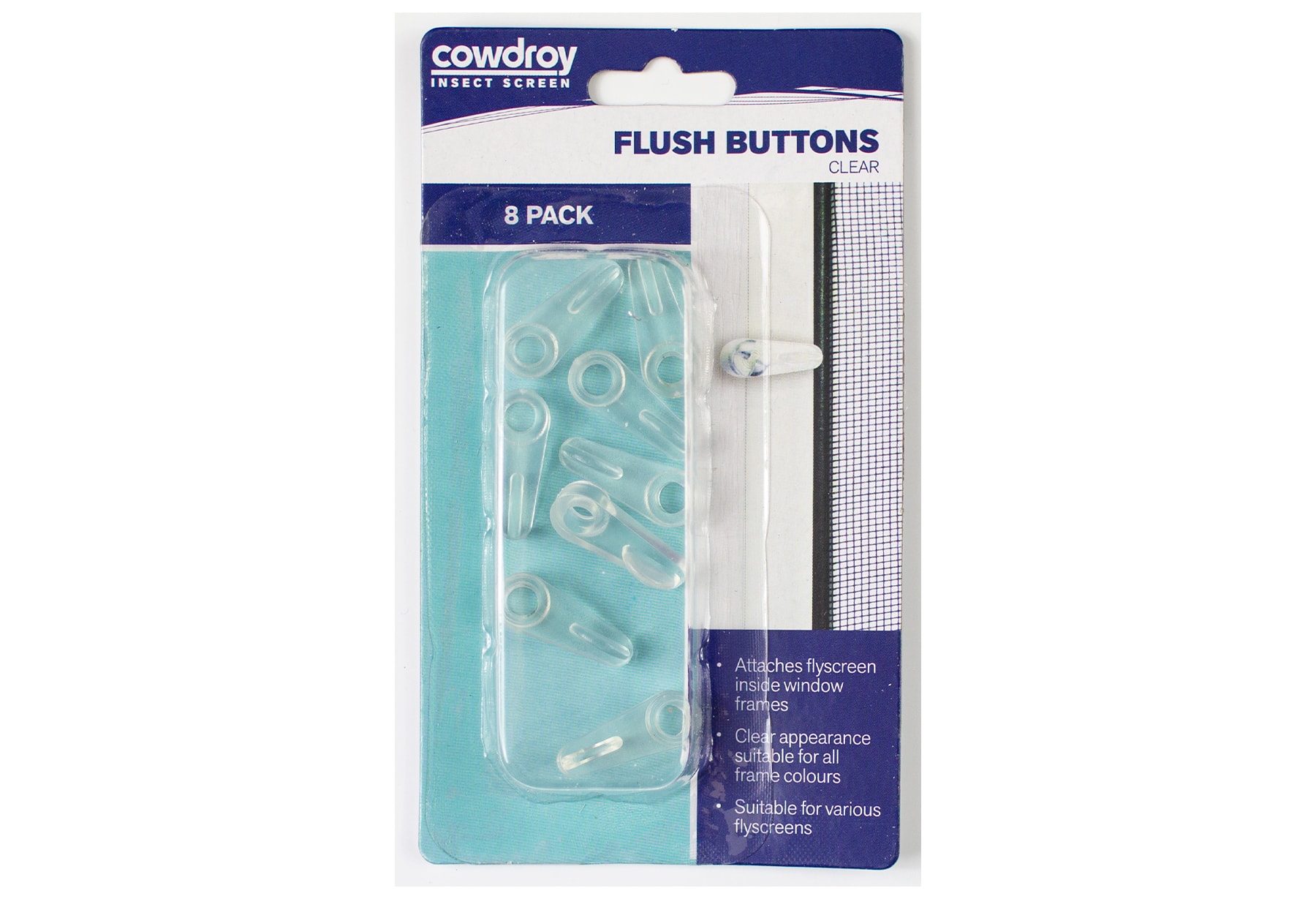 Flush Buttons (clear)